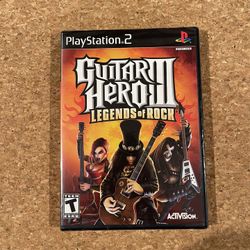 Guitar Hero III: Legends of Rock - PS2 (PlayStation 2)