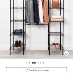 Closet Organizer/ Clothes Rack 