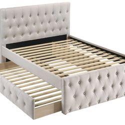 New Twin Over Twin Bed Trundle Bed 