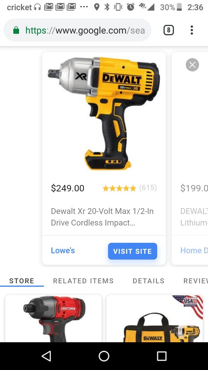 DeWalt impact wrench