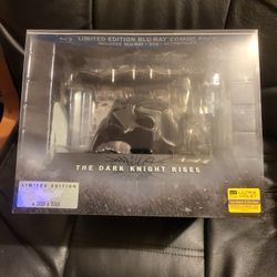 THE DARK  KNIGHT RISES  LIMITED  EDITION   BLUE _ RAY PACK  INCLUDES BLU -RAY +DVD + ULTRAVIOLET