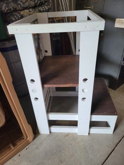 Custom MADE WOOD learning Tower