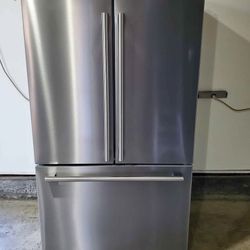 Bloomberg stainless steel counter depth French door fridge