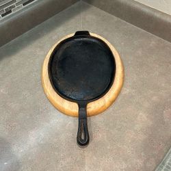 Oval Cast iron Skillet