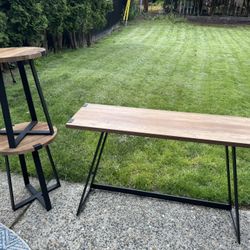 Sideboard/Entry/Console Table With End Tables