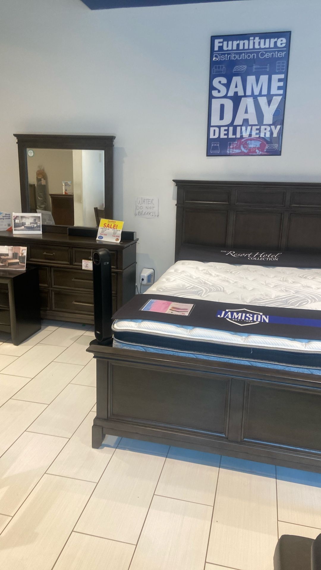 Queen Bed Dresser Mirror For $599! WOW