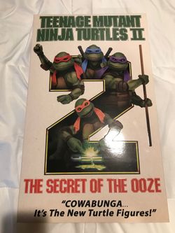 NECA Teenage Mutant Ninja Turtles 2 Secret of the Ooze 4 Pack