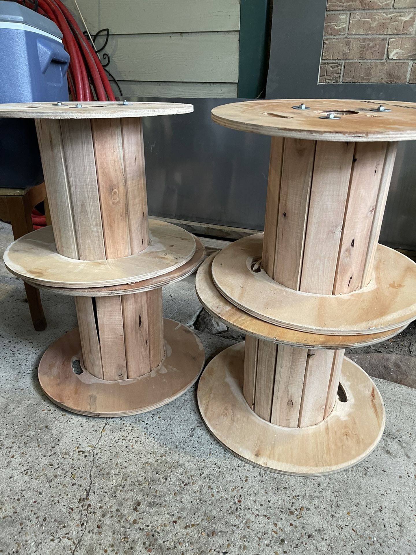 Wooden Spool for Sale in Huffman, TX - OfferUp