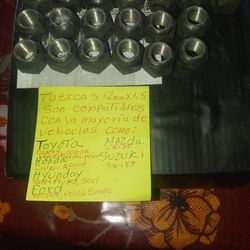 Tuercas Regular.para Toyota/honda Y Mas 