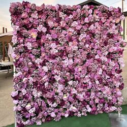 Purple Flower Wall For Sale