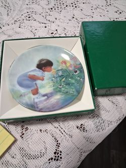 Easter morning miniature collection plate