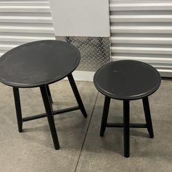 Black Stools 