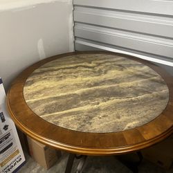 Table & Matching Chairs 