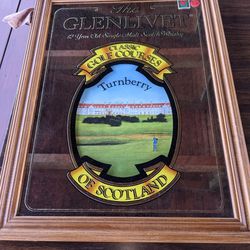 Glenlivet Famous Golf Course  Mirror. 