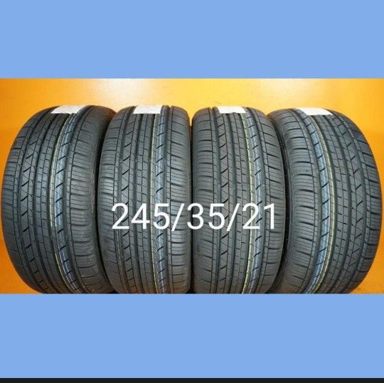 4 New Tires 245/35/21 $ 662 Llantas Nuevas