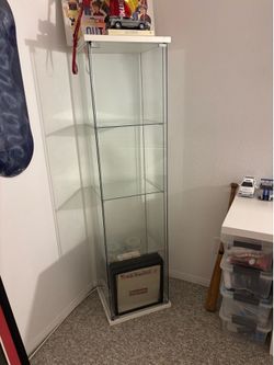 MOVING SALE! IKEA glass cabinet display case