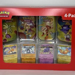 Pokemon 151 - 4 Mini Tins - Sam’s Club Exclusive New Sealed!