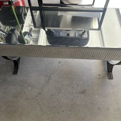 Mirrored console table ( sofa table or entryway table).