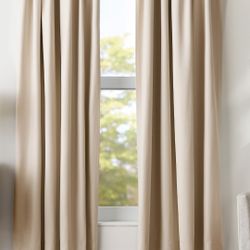 52x84 Beige Blackout Curtians 