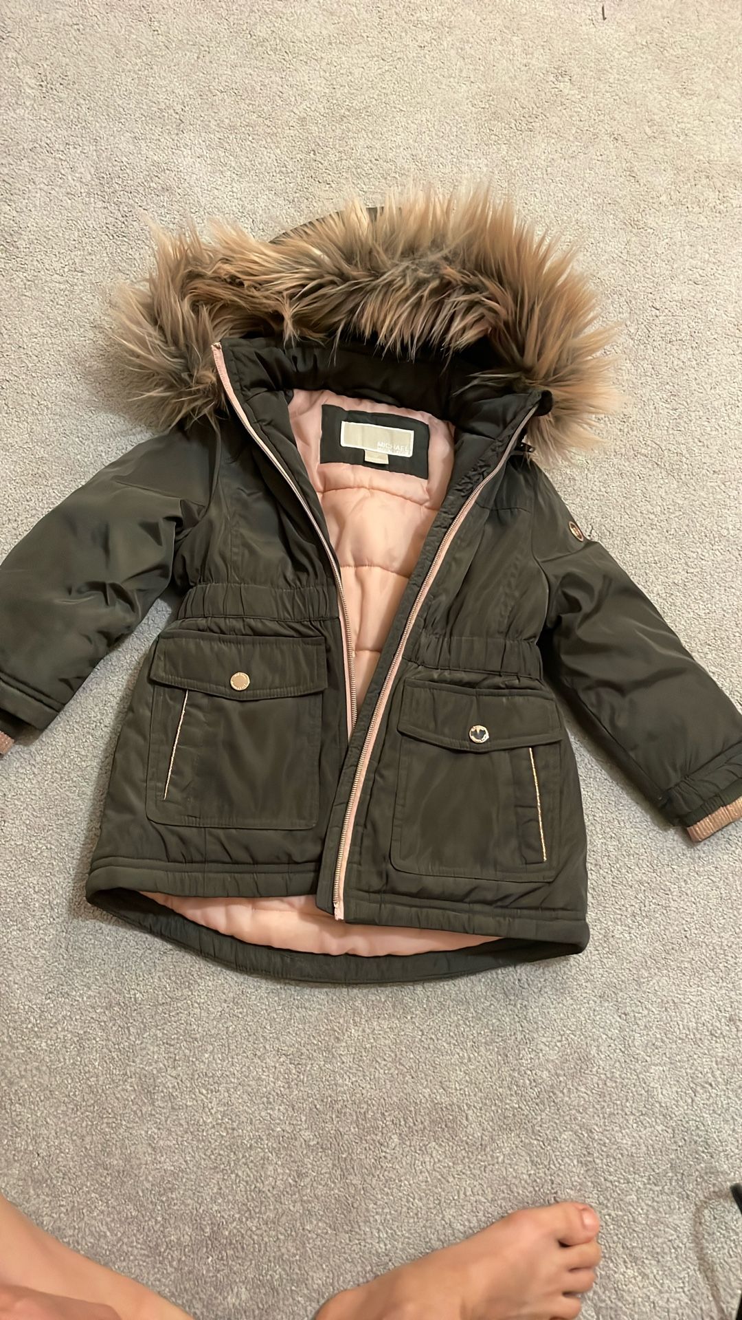 Michael Kors 3T Toddler Girls Parka Winter Jacket