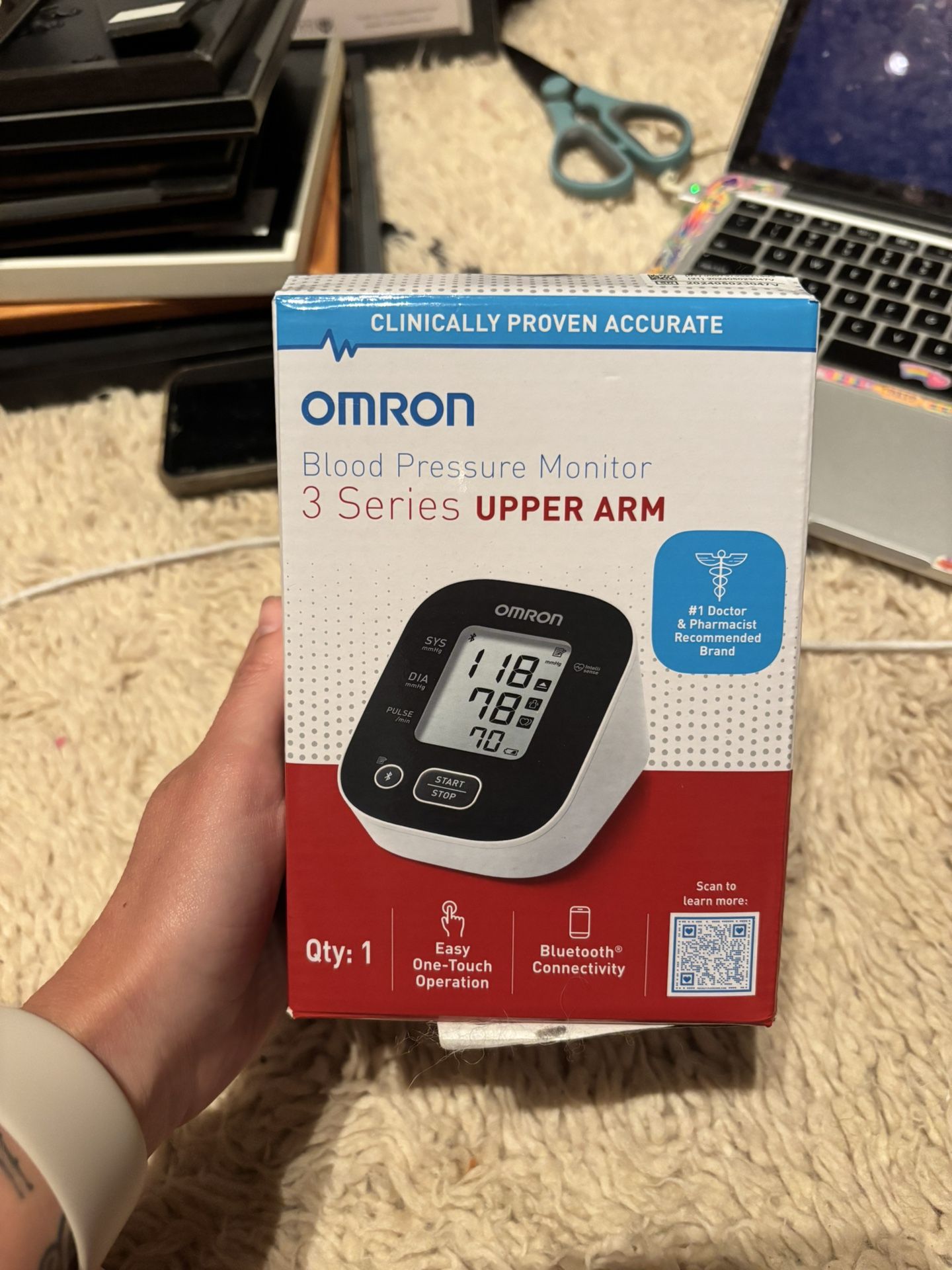 BRAND NEW BLOOD PRESSURE MONITOR