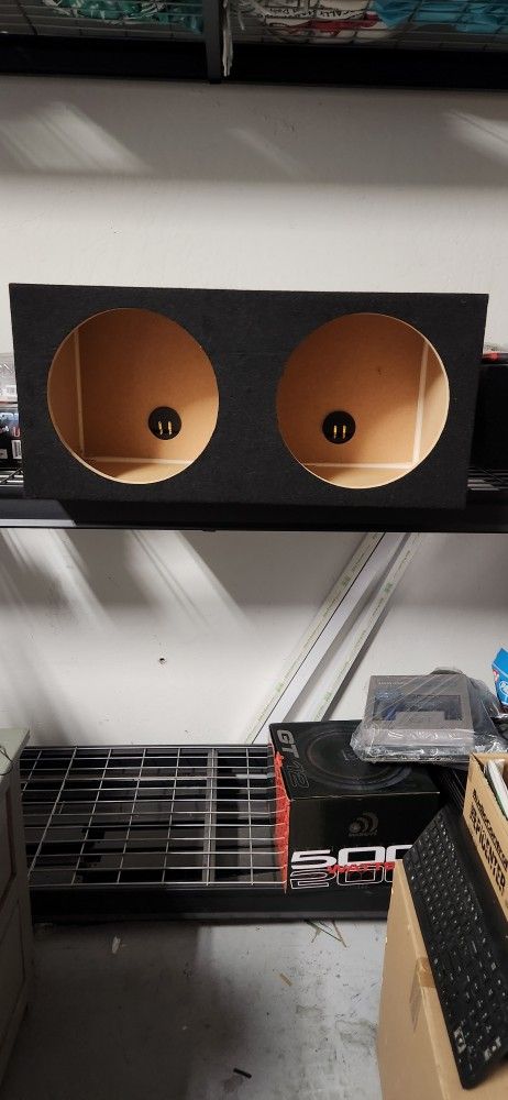 New!! Sealed Box For (2) 12" Subwoofers