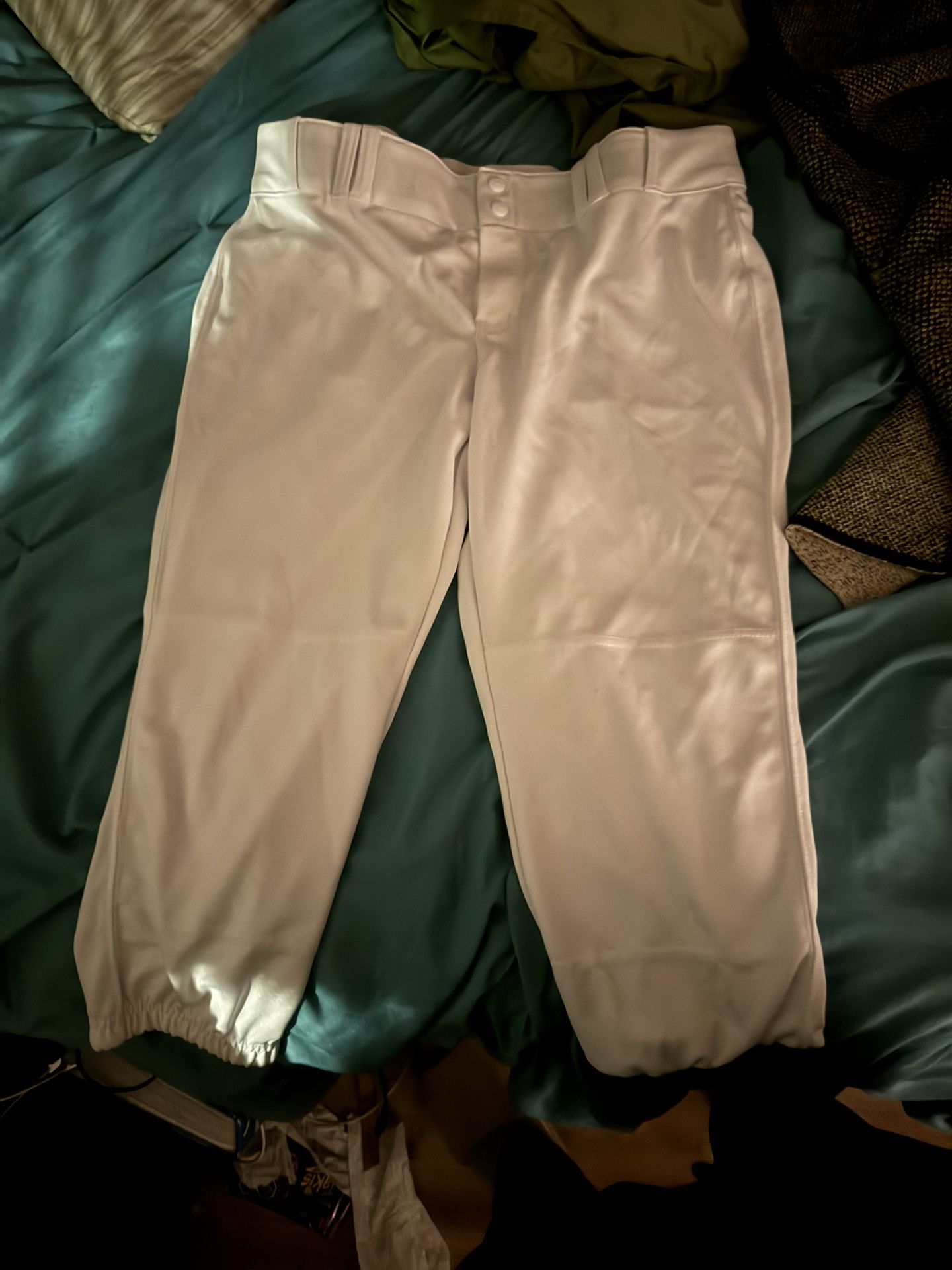 White Softball pants