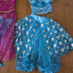 Disney's Jazmine Costumes Set Of 3 + Plushie Raja