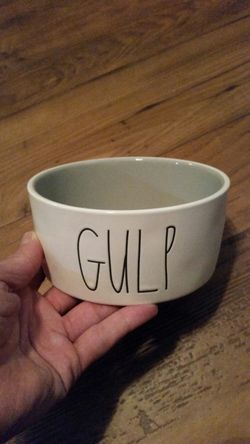 Rae Dunn dog bowl
