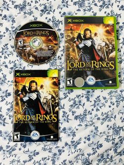 The Lord of the Rings the Return of the King Microsoft Xbox CIB Tested Working