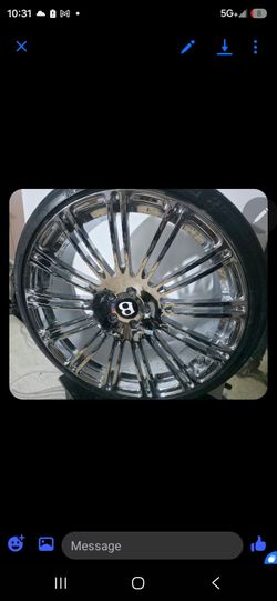 Set of four - 22" Bentley GT Speed Wheels + Pirelli P Zeros - 5x4.5 =  5x114.3mm