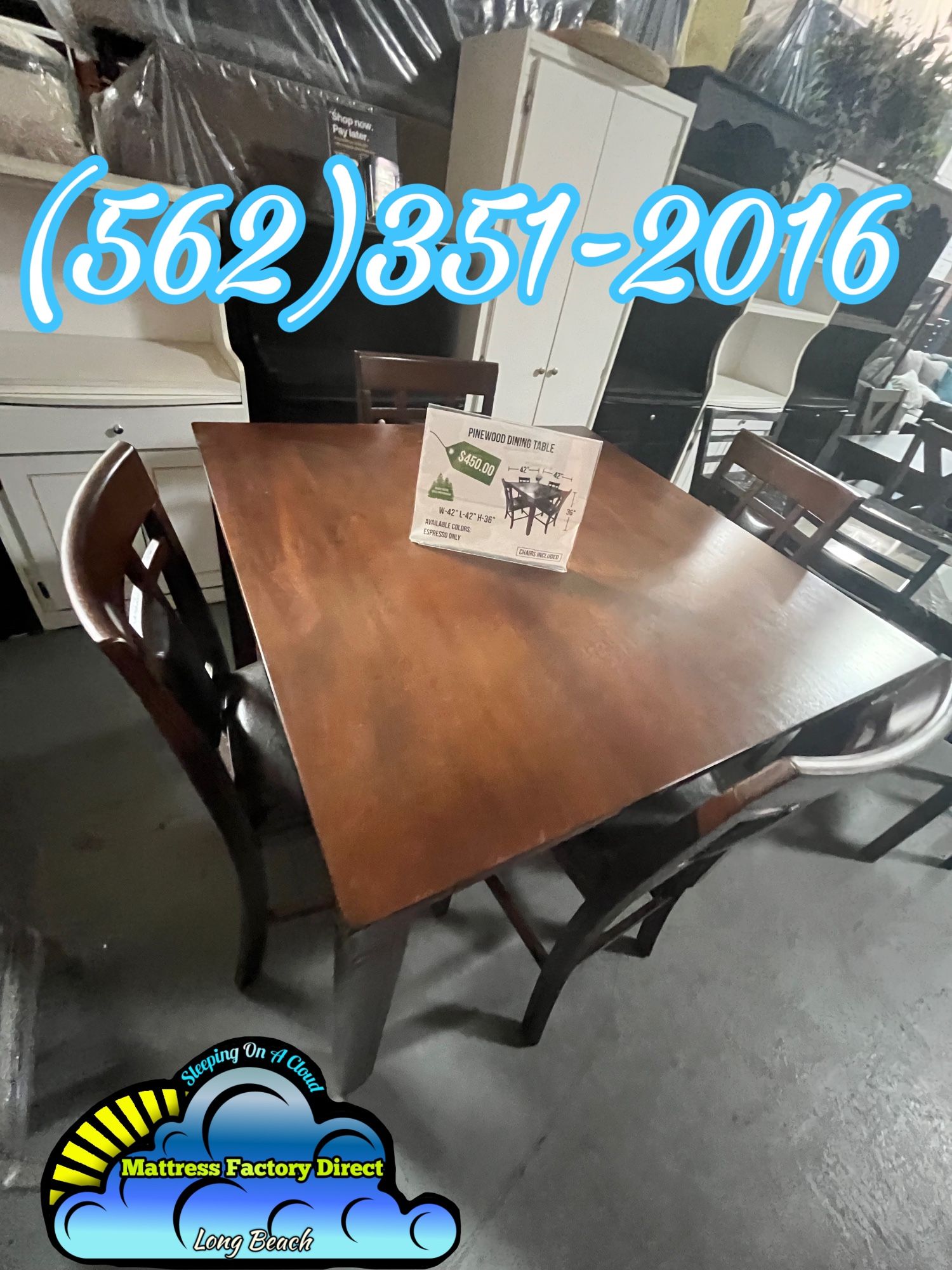 Four Chair Dining Table New Cafe Bonita Nueva