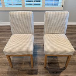 Hearth And Hand Dining Chairs - Pair