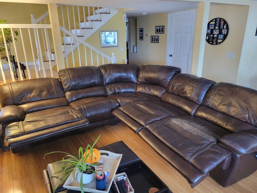 Leather Sectional Sofa