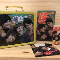 Monkees Metal Lunch Box With Extras