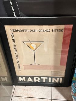 Large Martini poster