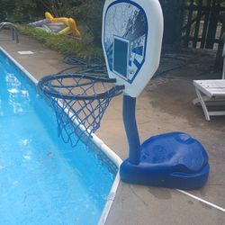 Pool Side Basketball Hoop