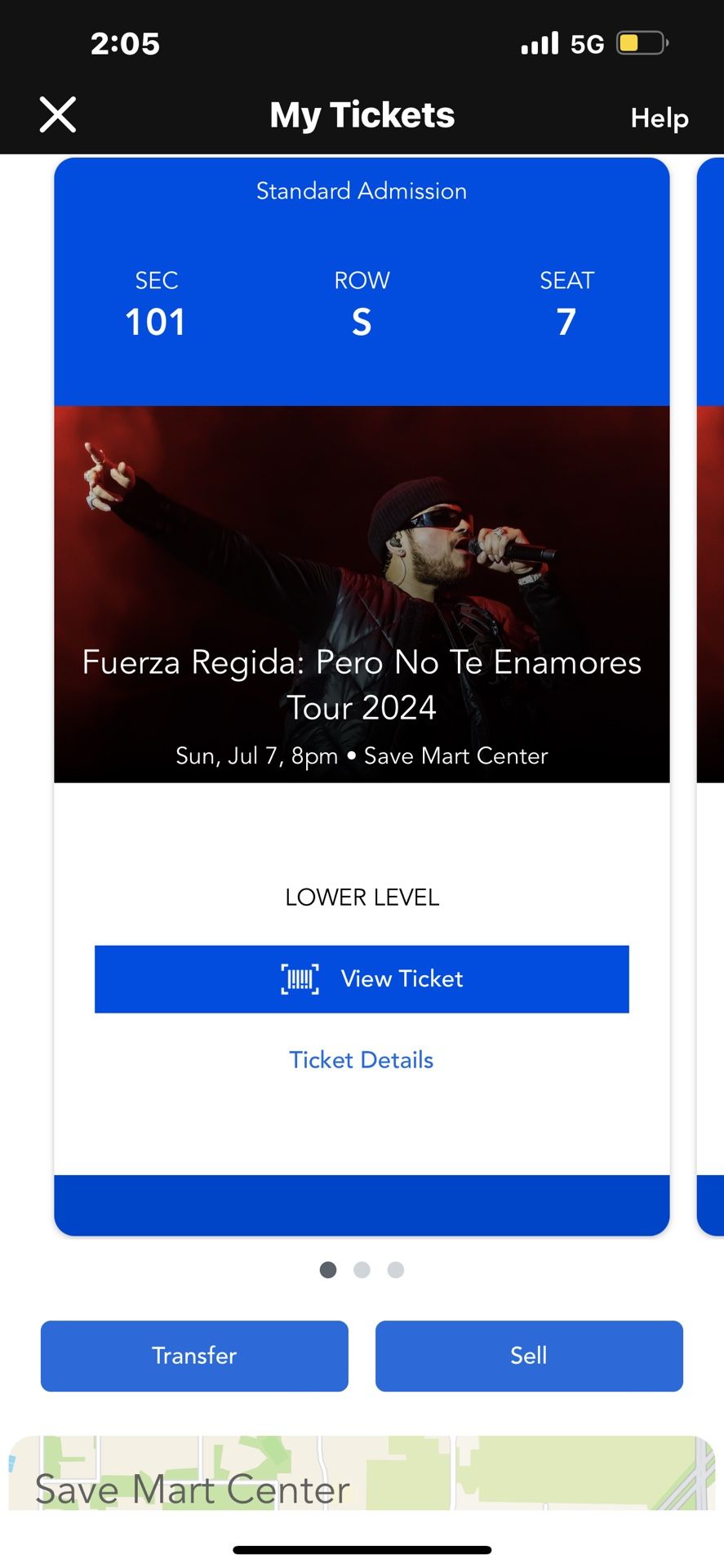 2 Tickets Fureza Regida JULY 7