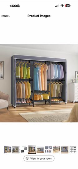 New large portable wardrobe closet