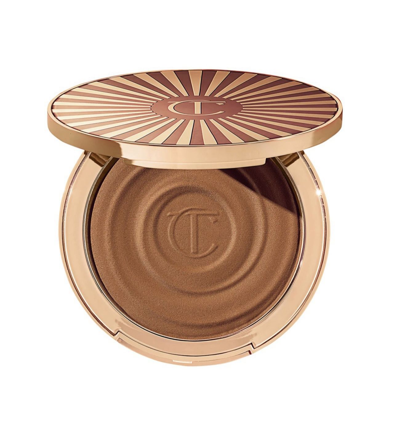 New Charlotte Tilbury Beautiful Skin Sun-Kissed Glow Cream Bronzer 21g Medium Color