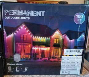 100FT PERMANENT OUTDOOR LED LIGHTS $50
