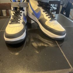 Blue Nike Air Force I 