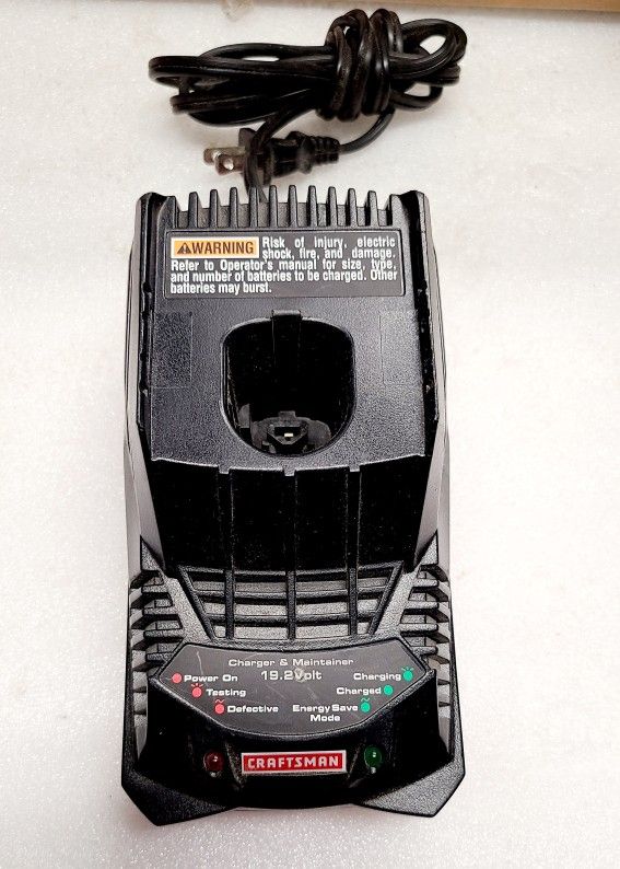 Craftsman 19.2V Lithium Ion Battery Charger/Maintainer- 19.2 Volt
