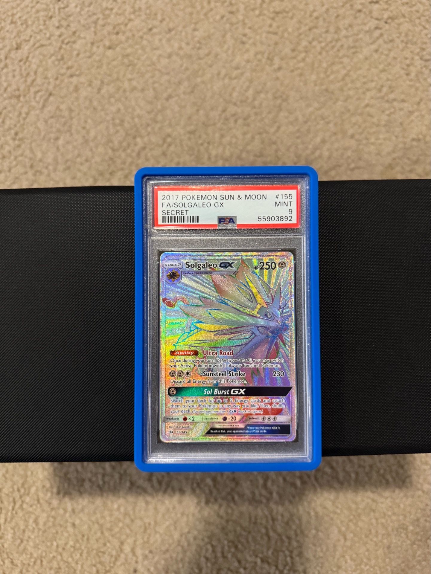Pokemon Solgaleo-GX #155/149 PSA 9