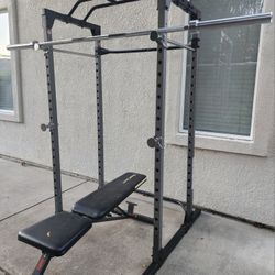 Workout Cage and bench $250 - Natomas