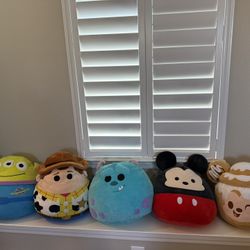 5 Disney Squishmallows $20
