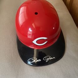 Pete Rose Autographed Helmet