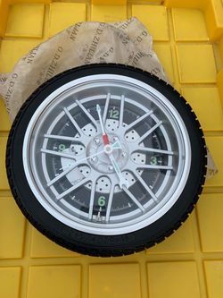 Tire Wheel Clock