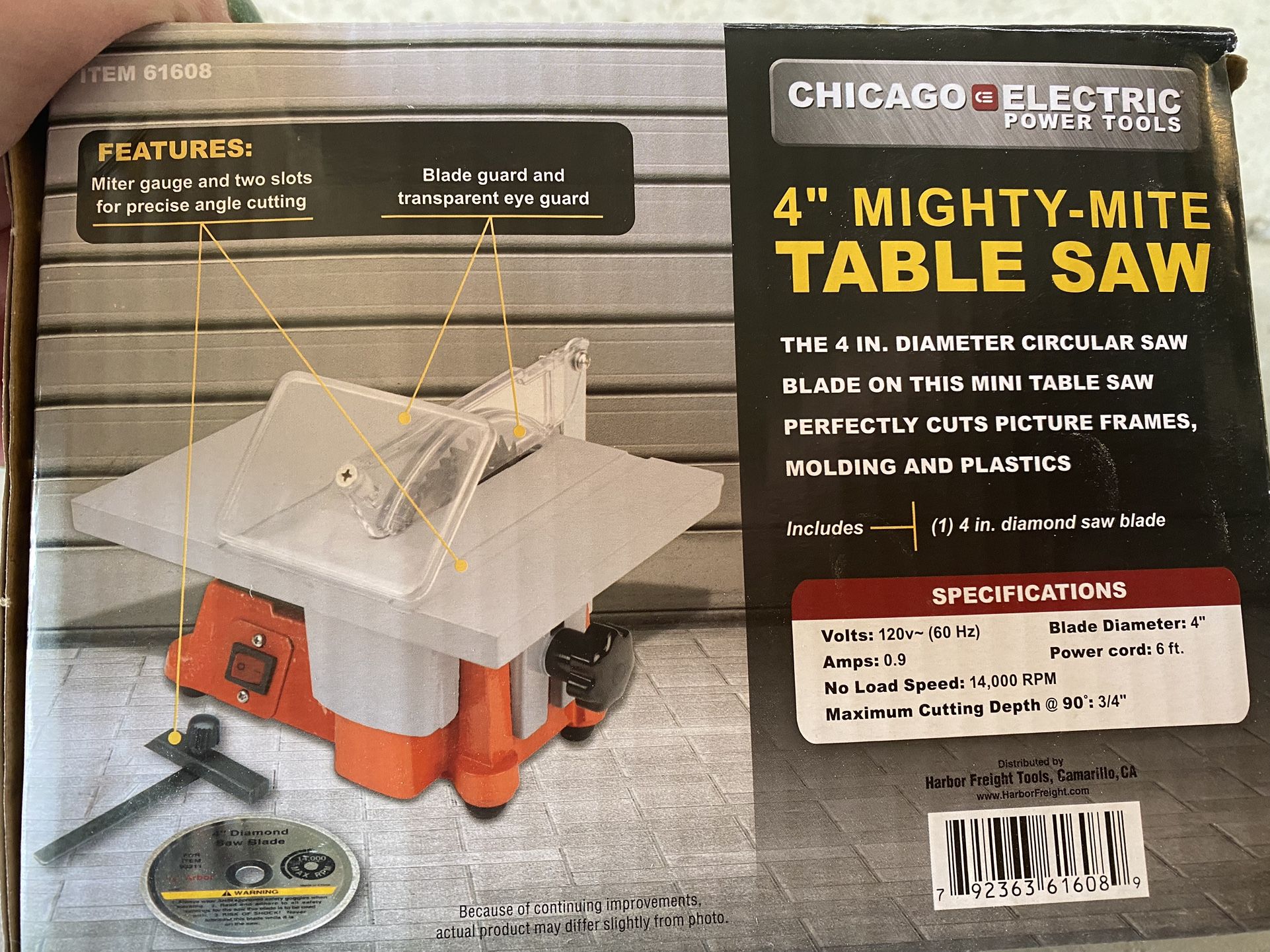 4” Hobby Table Saw