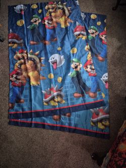 Mario Brothers curtains